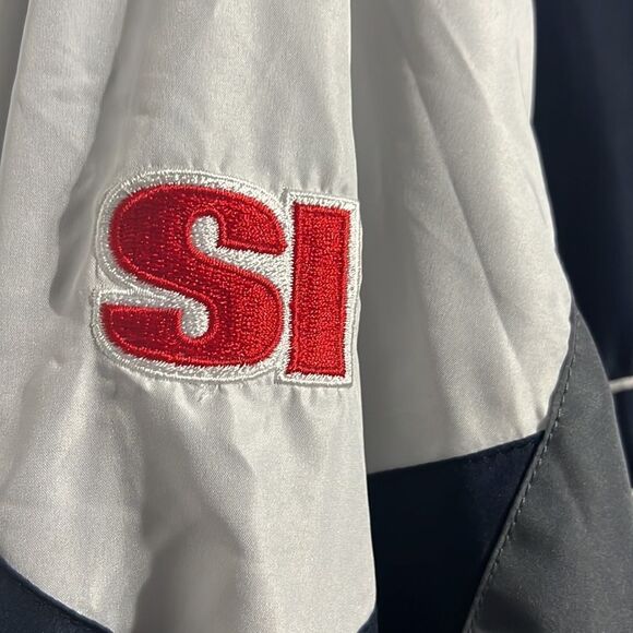 🔥🔥 Vintage NEW ENGLAND PATRIOTS SI NFL Windbreaker Jacket - EXCELLENT - Sz XL - Picture 5 of 10
